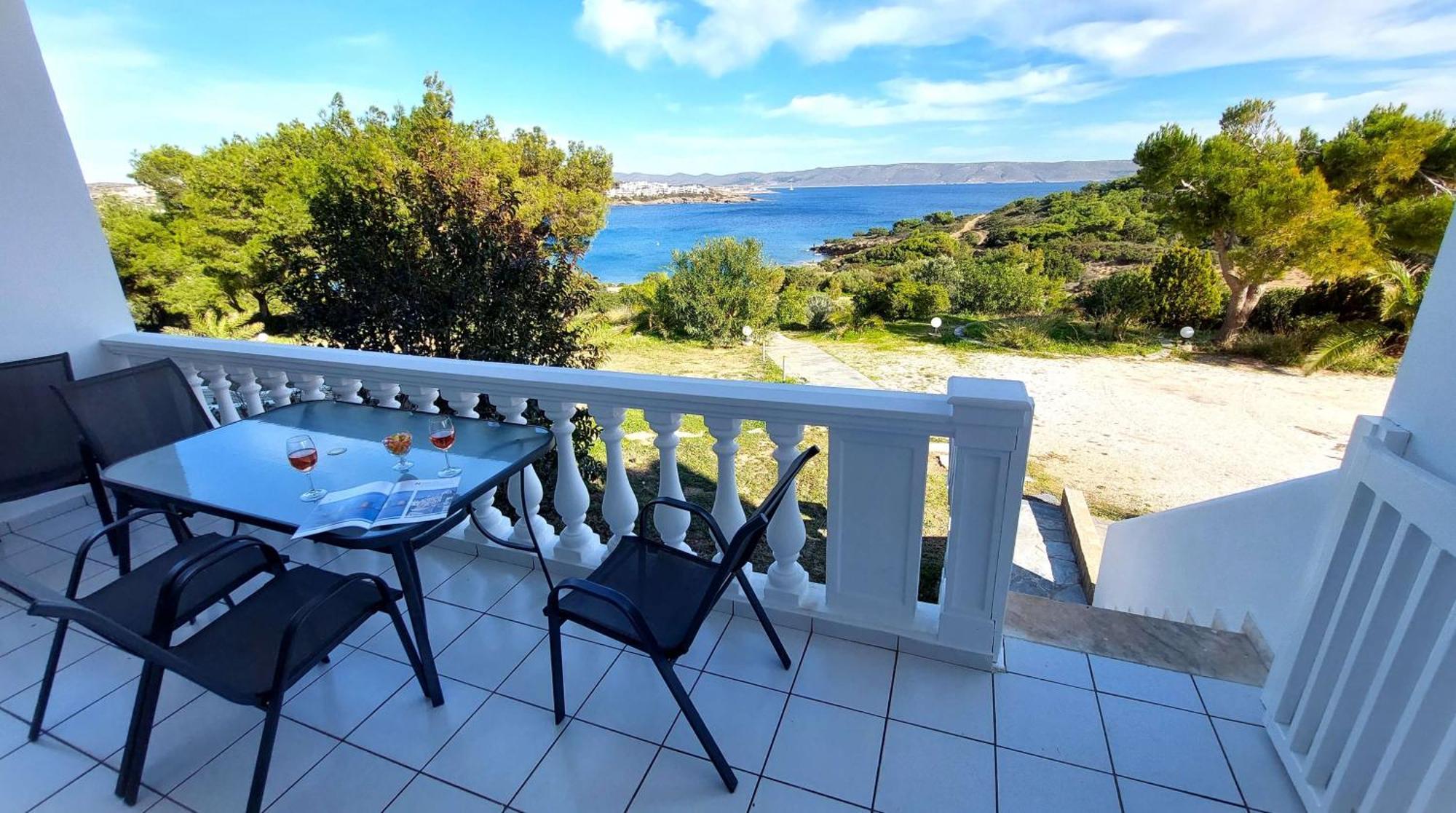 Dea Del Mare Complex In Front Of The Sea. Villa Sounion Exterior photo