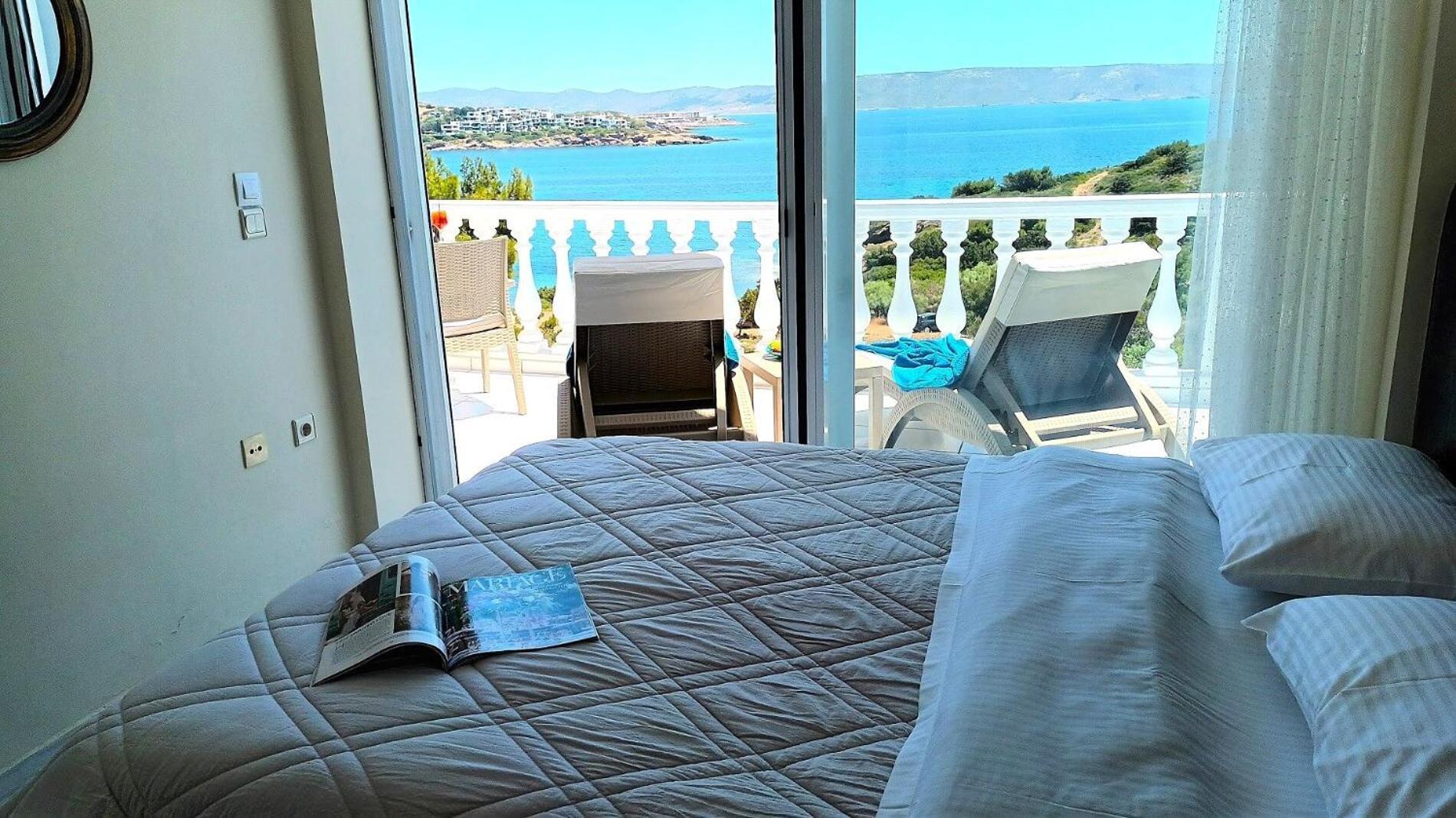 Dea Del Mare Complex In Front Of The Sea. Villa Sounion Exterior photo